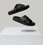 Louis Vuitton Men S Cross Sandals Black