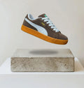 Puma Suede Xl Brown White Chunky Orange