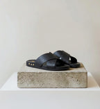 Louis Vuitton Men S Cross Sandals Black